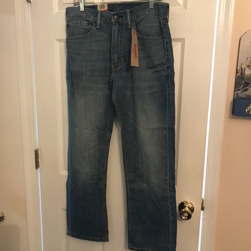 Levi Straight Leg Jeans Style 505 34x30 NWT
